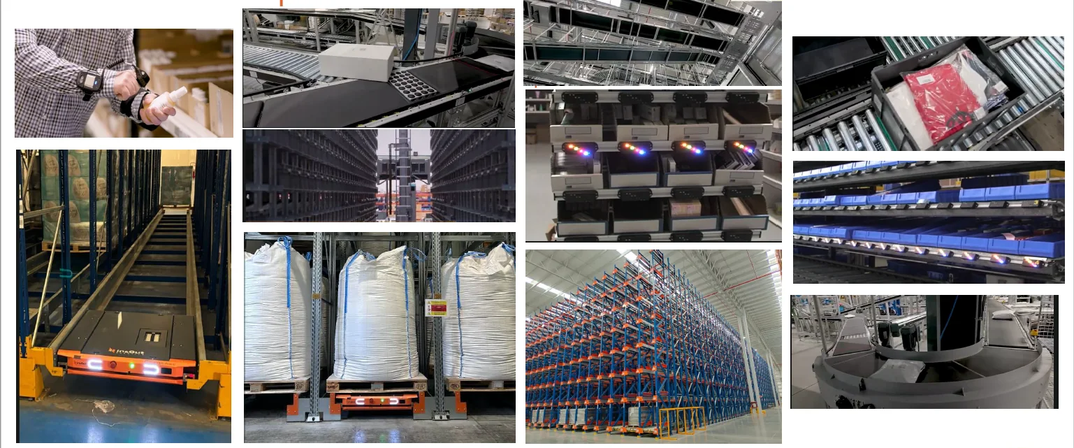 Sistemas de almacenamiento automatizado Estral: satélite autónomo, transelevadores, AMR, AGV, pick to light y conveyors