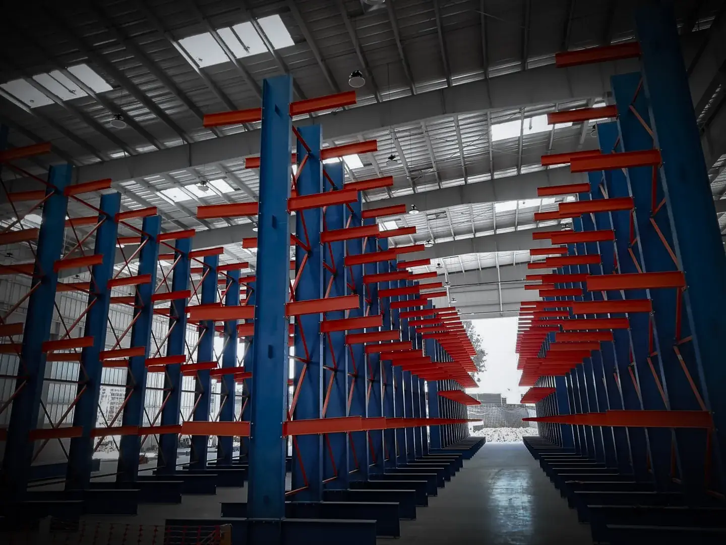 Racks Cantilever fabricado por Estral
